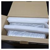 Square Cake Stand with Lid 11in Marble Cake Stand with Dome Stone Dessert Display Stand with Acrylic Cover for Cupcakes Cheese Chips & Dips Serving Platter with Cover for Kitchen/Party/Wedding