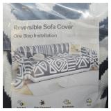 OstepDecor Boho Couch Cover, Dark Grey Sofa Covers Washable, Sectional Couch Covers for Sofa L Shape, Chenille Sofa Blanket Cover, Non-Slip Sofa Slipcovers for Dogs, Pets, 59' x 71'