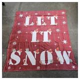 Christmas Throw Blanket, Christmas Decorations Blankets and Throws, Fuzzy Cozy Soft Warm Fleece 50X50