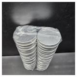 20 Pcs 2 Ounce Aluminum Tin Jar, 60 ML Refillable Tin Container, with Screw Lid, for Storing Spices, Candies, Candles, Silver