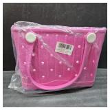 GBB Rubber Beach Tote Bag Small Beach bags Waterproof Outdoor Tote Bag, Portable Travel Handbag for Sports, Pool,Outdoor