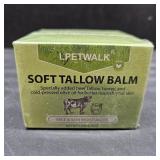 LPETWALK SOFT TALLOW BALM Specially added beef Tallow, honey, and cold-pressed olive oil for better nourish your skinHoneyFACE & SKIN MOISTURIZERNET WT:120G/4.2307