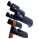 Eternal Nature Bamboo Wood Wall Hooks 6 Pack - Handmade Rustic Wall Hooks for Hanging - Heavy Duty Wooden Wall Hooks- Decorative Wall Hooks Hanger Peg Set for Hanging Coat Hat Cap Bag Backpack