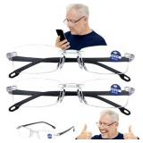 Optic X Self Adjusting Eyeglasses, Auto Focus Glasses Self Adjusting, Optic X Glasses, Opticx Self Adjusting Glassess2 piece set