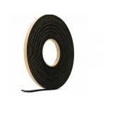 Neoprene Rubber Black Self-Adhesive Sponge Strip 10mm Wide x 3mm Thick x 10m Long