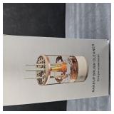 Electric Makeup Brush Cleaner Efficient Deep Cleaning and Drying of Mmake-Up Brushes Portable Automatic USB Cosmetic Brushes Cleaner Tool for All Size Beauty Makeup Brush Set(White)