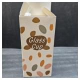 Halloween Ghost Cat Cups - Halloween Birthday Gifts, Boo Basket Stuffers for Women, Men, Spooky Gifts for Teen Girls - 16oz Glass Iced Coffee Cup w/Lid and Straw