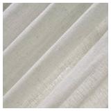 Clean Window Crushed Texture Anti-Dust Sheer Window Curtain 52'X84'
