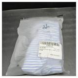 MakeMeChic Women's Striped Shorts Bow Elastic Waist Tie Front Drawstring Y2k Lounge Shorts Large