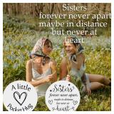 Long Distance Sister Gifts: Pocket Hug Tokens for Big & Lil Sis - Birthday & for Sisters