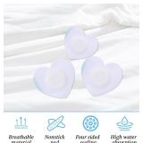 50Pcs Castor Oil Wrap for Belly Button, Heart Self-Adhesive Castor Oil Belly Patches Wrap Breathable Non-Woven Castors Oils Patches Cover Highly Absorbent No Wash