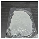 50Pcs Castor Oil Wrap for Belly Button, Heart Self-Adhesive Castor Oil Belly Patches Wrap Breathable Non-Woven Castors Oils Patches Cover Highly Absorbent No Wash