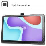 Bige for ALLDOCUBE iPlay 50/iPlay 50 Pro 10.36' Tablet Case, PU Leather Folio 2-Folding Stand Cover, Black