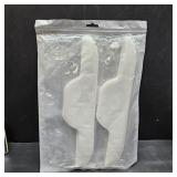 20PCS Sweat Pads Self-Adhesive Disposable Sweat Pads Stains Protector Bands Invisible Collar Neck Liner Pad Feel Fresh & Dry All Day Men Women(11.42   2.68 Inches, White)