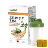 Energy Tea Immune Booster Ginseng Tea For Men, Chinese Ginseng Oolong Tea With Sports Water Bottle, Kidney Formula Herbal Tea Nnatural Ingredients (1Box(15pcs)) BB 10/06/26