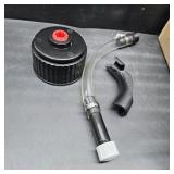 Deluxe Fuel Jug Hose with Filter Design and Cap