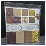 High Society - 12X12 Scrapbook Paper Assortment Set - 4 sheets