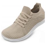 JIASUQI Womens Barefoot Shoes Wide Toe Minimalist Walking Shoes Breathable Zero Drop Shoes Fashion Sneakers for Running Trail 8.5-9