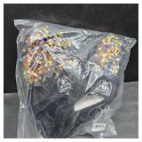 FOCO womens NFL Las Vegas Raiders Team Logo Ladies Sequin Fashion Slippers Medium