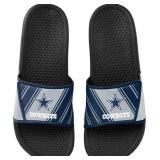 FOCO mens NFL Team Logo Legacy Sport Slide Sandals