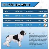 PetVest Dog Knee Brace   Adjustable Strap Hind Leg Support for ACL/CCL & Cruciate Ligament Recovery, Post-Surgery & Arthritis Pain Relief, Joint Stability - Medium Dogs