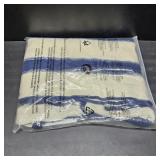 Coynor Striped Sweater Beige Blue XXL