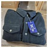 Boys Flannel Jacket,Long Sleeve Warm Sherpa Fleece Buffalo Plaid Button Down Shirt Jackets