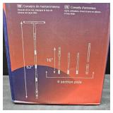 DSV Standard Window Cleaning Kit 62 , Window Washing Kit with Extension Pole with Silicone Scraper and 2X Microfiber Scrubber Sleeves, Window Cleaner Tool for Home, Shower, Glass, Mirror, Car