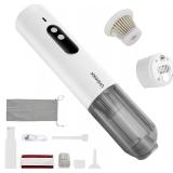 5-in-1 Handheld Car Vacuum Portable Cordless - 20000Pa High Power Vacuuming/Blowing/SOS/LED Light/Window Breaker,Rechargeable Vacuum Cleaner, Portable Vacuum for Car, Home & Pet Hair