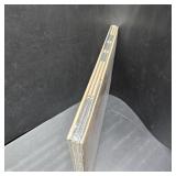 Chell Mini Size Trifold Poster Board, 16' x 24', Small Corrugated Project Boards, Black, 4 Pack