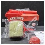 BBQ Grill Cleaner Brush, EEFINITE Steam Grill Brush for Outdoor Grilling with Replacement Scrub Sponge + Superior Scraper, Safe No Wire Bristle Barbecue Scrubber Brush for Grills Cleaning Tool