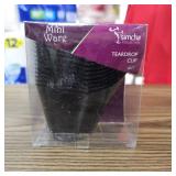 Blue Sky Plastic Teardrop Cup | Black | Pack of 12