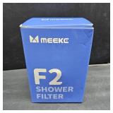 F2 Hard Water Solution Shower Filter - 2.5GPM High-Flow, 99.99% Chlorine/Fluoride/Toxic Chemicals/Heavy Metals Removal, Water Softener Shower Head Filter, Reduces Dry Skin & Frizzy Hair