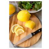 9' Acacia Wood Circle Serving Board