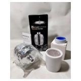 New Aquatrend 25-Stage Shower Head Filter for Hard Water, High Pressure Shower Filter for Removing Chlorine and Fluoride, Vitamin C Improves the Condition of Skin Hair Nails, Chrome