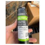 1-5/8 in. X 6 ft. Black Galvanized Steel Chain Link Fence Post  *Read Description* - Multi Lot of 10, the amount you bid is automatically multiplied by 10, so 10 x your bid$