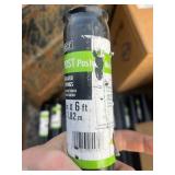 1-5/8 in. X 6 ft. Black Galvanized Steel Chain Link Fence Post  *Read Description* - Multi Lot of 10, the amount you bid is automatically multiplied by 10, so 10 x your bid$