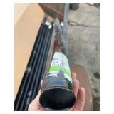 1-5/8 in. X 6 ft. Black Galvanized Steel Chain Link Fence Post  *Read Description* - Multi Lot of 10, the amount you bid is automatically multiplied by 10, so 10 x your bid$