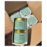 New Case of Room Essentials Grove Scented Candles, Mandarin/ Basil (8pc Set)