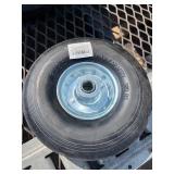 Solid Rubber Airless Cart Tire 8” x 2.5”