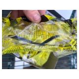 SAFETY GLASSES 12 PAIR PER BOX WORKHORSE FRAMELESS • CLEAR ANTI-SCRATCH • METAL DETECTABLE PINS PREMIUM ANTI-FOG