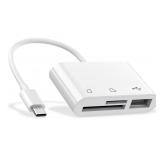 Bundle of 2 RayCue USB C to Micro SD TF Memory Card Reader, 3-in-1 USB Camera Card Reader Adapter Compatible with iPhone 15,iPad Pro, MacBook Pro/Air, Chromebook XPS, Galaxy S10/S9 and More USB C Devi