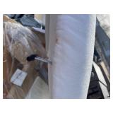 Circle Seat Luxury Quality Outdoor Cushions - Circle Seat & Half Circle Back - 3’ White/Ivoryish