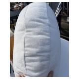 Circle Seat Luxury Quality Outdoor Cushions - Circle Seat & Half Circle Back - 3’ White/Ivoryish