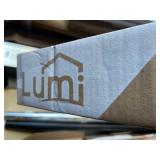 66 in. - 120 in. Adjustable Single Curtain Rod 3/4 in. Dia. in Brushed Nickel