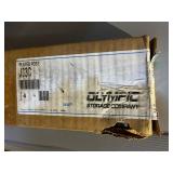 Box of Olympic J33C 33 Inch Stationary Posts Grooved at 1 Inch Increments Chrome