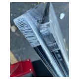 Bundle or 2 Glass Window Panes Black Frame - 16” x 30.5” each