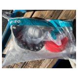 ITD5135 - Two Piece PVC Pipe Freestanding Tub Drain Kit & Rough-In - Easy Installation, Asymmetrical Deck Plate, Water, Air, & Smoke Testable - Designed for 8'/10' Joist Spaces & Tight Bathrooms *Reta