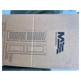 14-1/2 in. x 64 in. Open Louver Shutter Cathedral Top Black pair #002