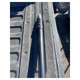 5’ Extension Utility Pole - 4 lvls w/ Threaded Tip - Black